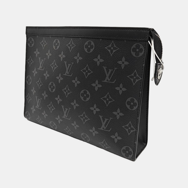 Pochette Voyag MM Monogram Coated Canvas Black