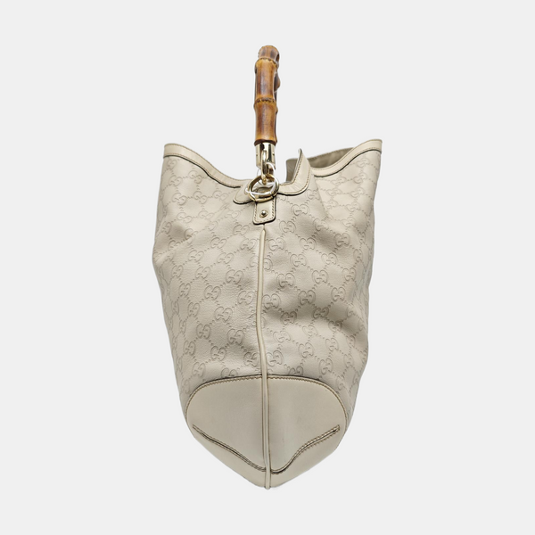Bamboo 1947 Large Monogram Calfskin Beige