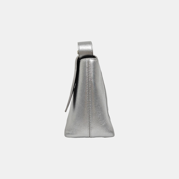 Downtown Small Calfskin Silver