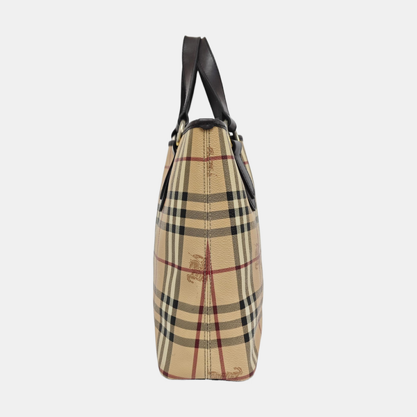 Coated Canvas Tote Bag Multicolor