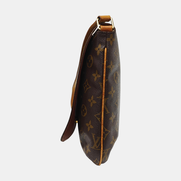 MUSETTE TANGO PM Monogram Coated Canvas Brown