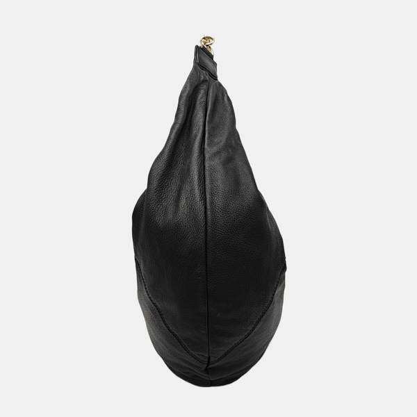 Calfskin Shoulder Bag Black