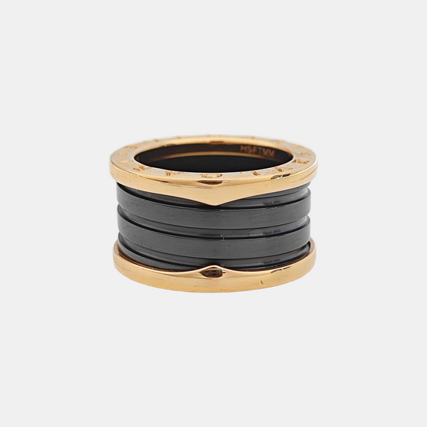 B.ZERO1 18k Rose Gold Ring EU 53