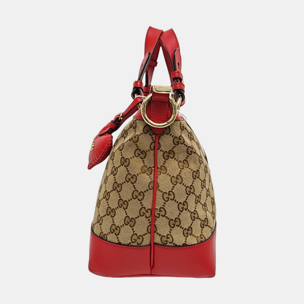 Monogram Canvas Tote Bag Beige