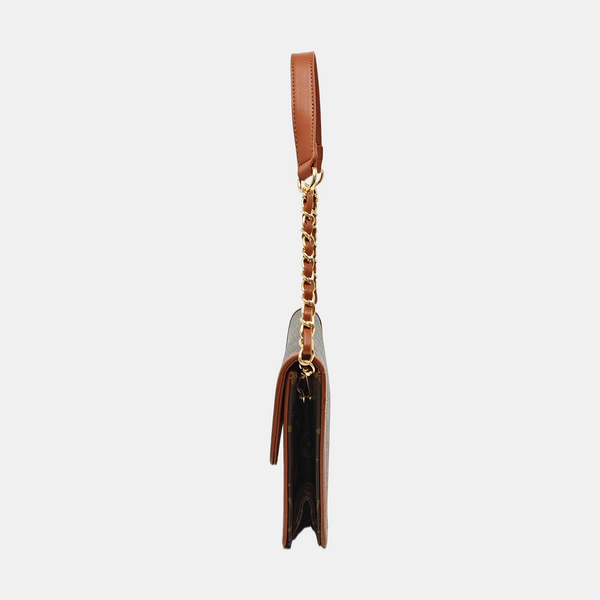 DAME Monogram Coated Canvas Brown