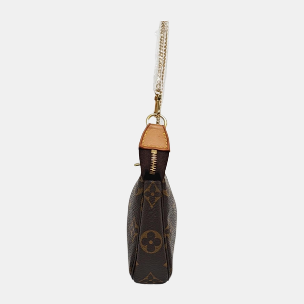 ACCESSOIRES Mini Monogram Coated Canvas Brown