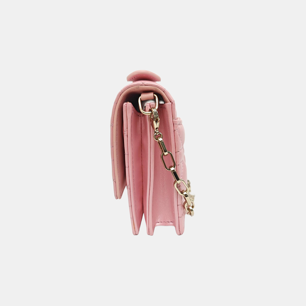 Lady Dior Mini Cannage Lambskin Pink
