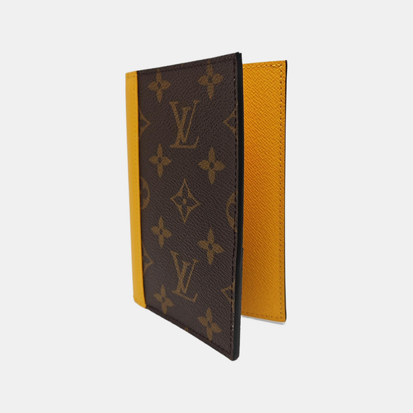 BRAZZA Monogram Coated Canvas Brown Card Holder