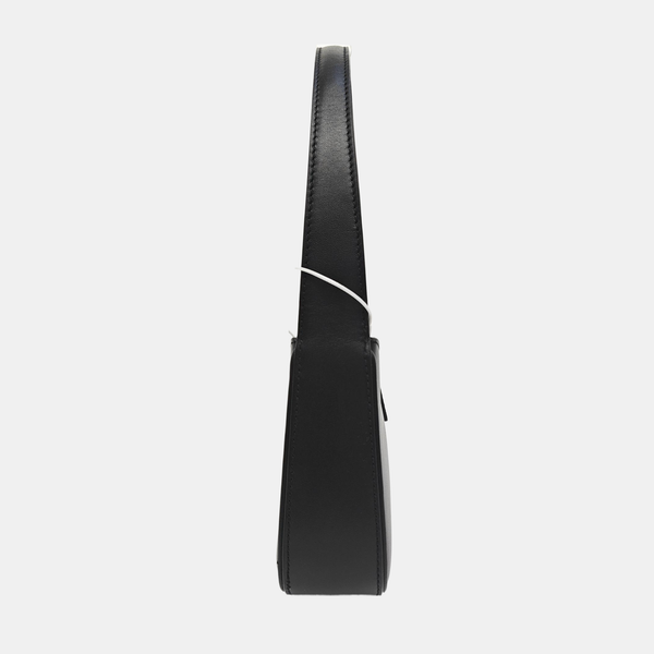 Authenticated pre-owned LE 5 À 7 Calfskin Black - Top Handle Bag at Looply