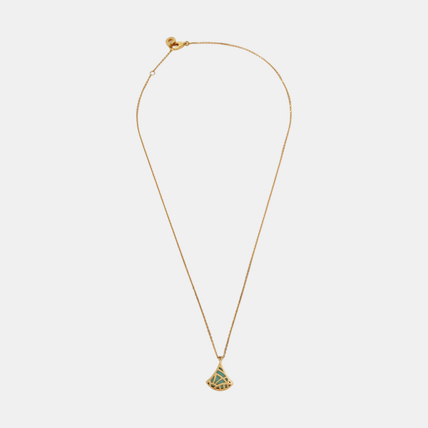 DIVAS' DREAM 18k Rose Gold Blue Necklace