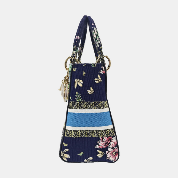 Lady D-Lite Medium Canvas Blue