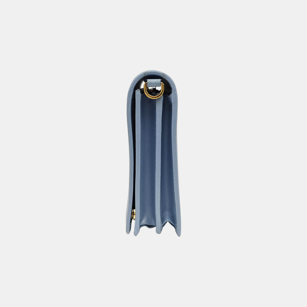 Calfskin Shoulder Bag Blue