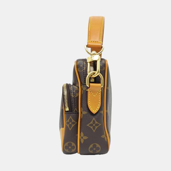 NIL Monogram Coated Canvas Brown