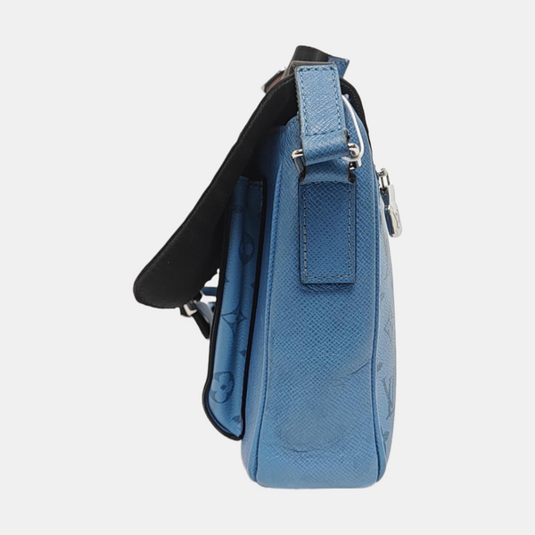 TAIGARAMA Monogram Coated Canvas Blue