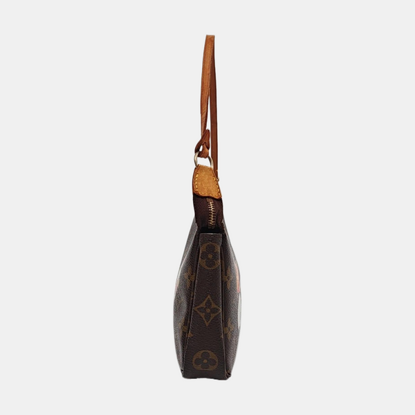 ACCESSOIRES GM Monogram Coated Canvas Brown