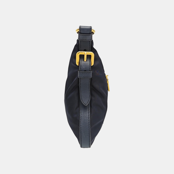Nylon Shoulder Bag Blue