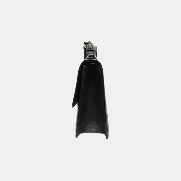 Calfskin Shoulder Bag Black