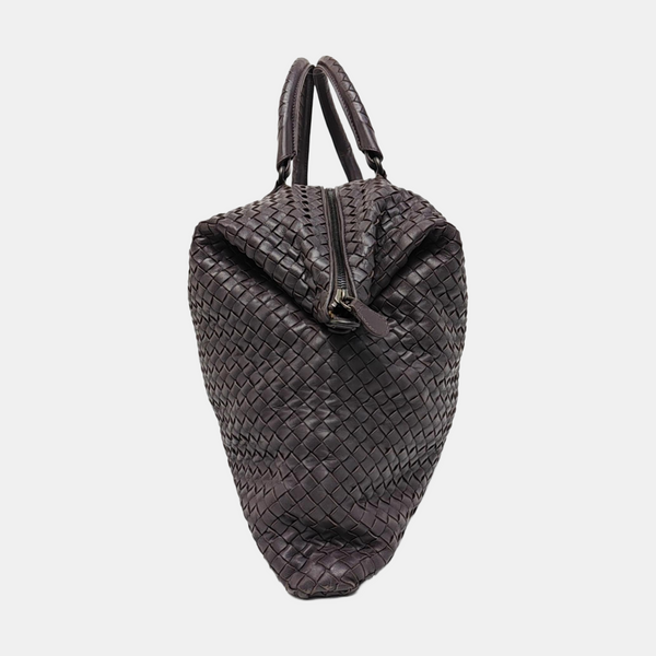 Lambskin Shoulder Bag Gray