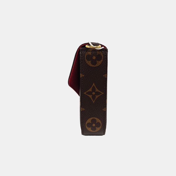 FÉLICIE Monogram Coated Canvas Brown