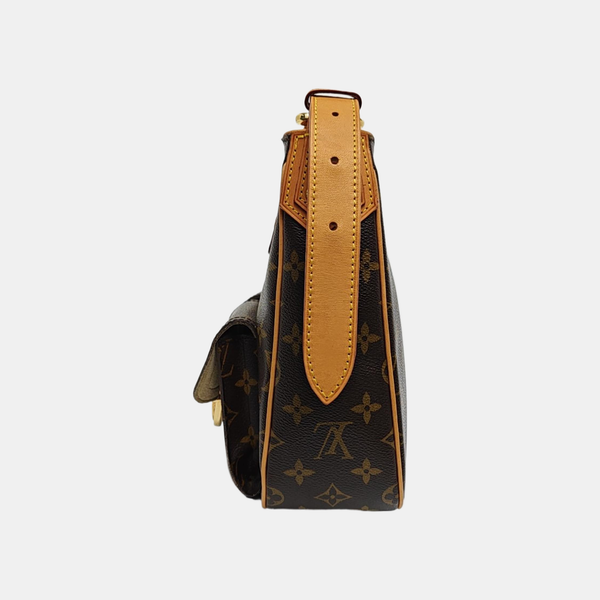 HUDSON GM Monogram Coated Canvas Brown
