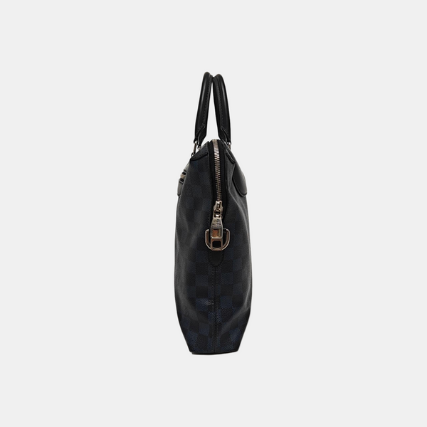 PORTE-DOCUMENTS Damier Coated Canvas Blue