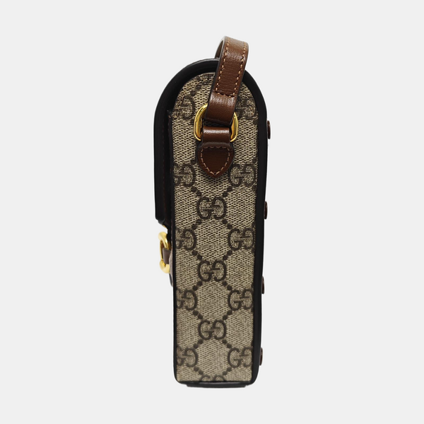 Horsebit 1955 Mini Coated Canvas Beige