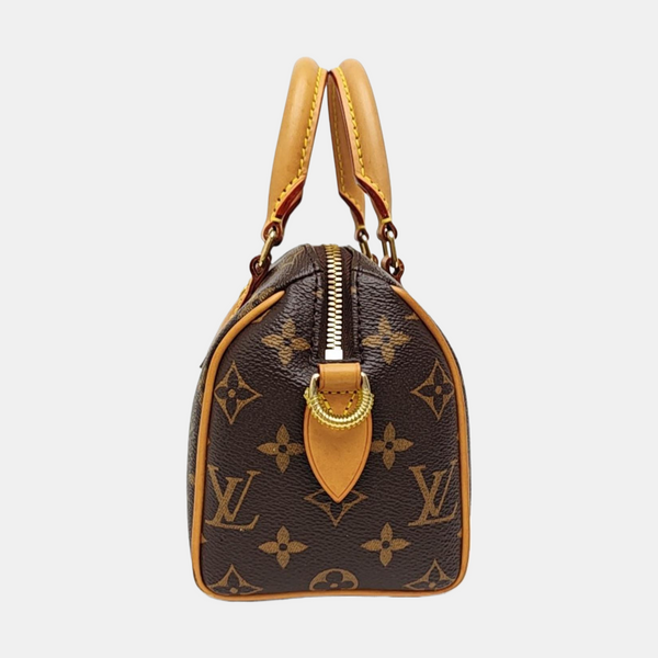 SPEEDY 20 Monogram Coated Canvas Brown