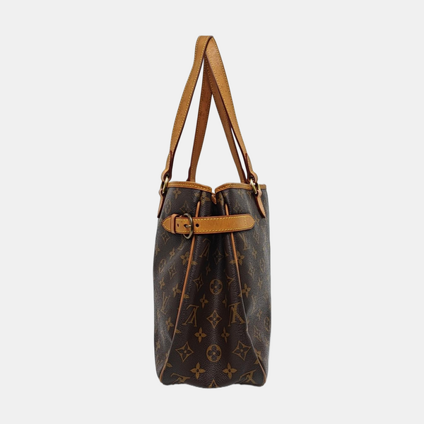 BATIGNOLLES GM Monogram Coated Canvas Brown