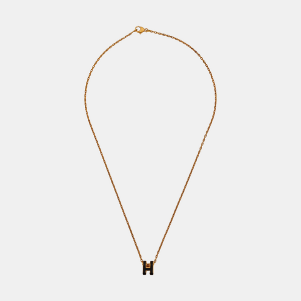 Pop H Metal Rose Gold Necklace