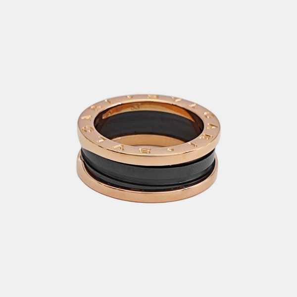 B.ZERO1 18k Rose Gold Ring EU 53