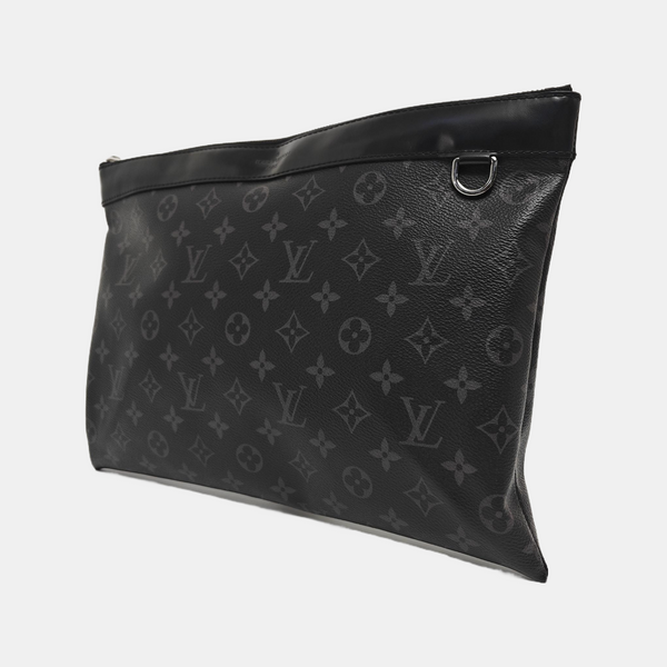 DISCOVERY Monogram Coated Canvas Gray