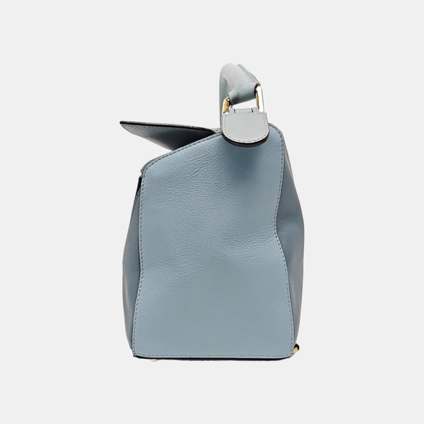 Puzzle Medium Calfskin Blue