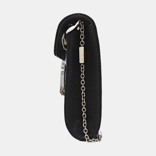 Dionysus Small Silk Satin Black