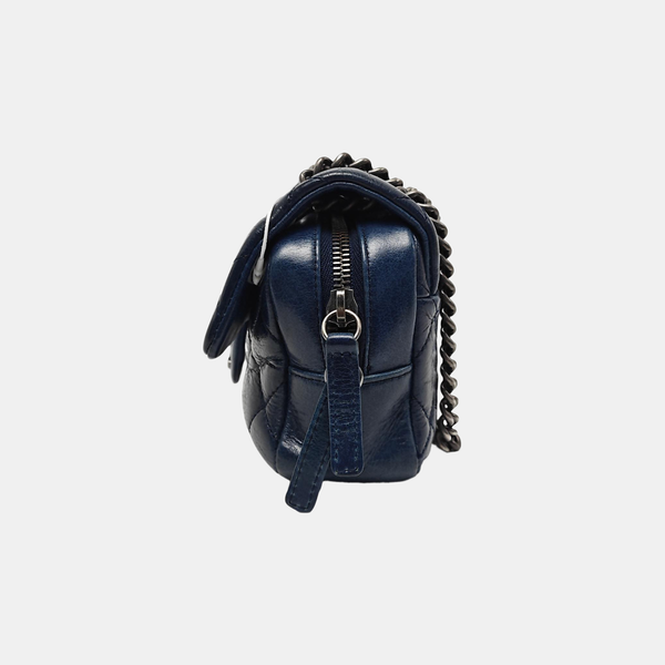 Quilted Calfskin Blue