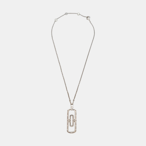 PARENTESI 18k White Gold Silver Necklace