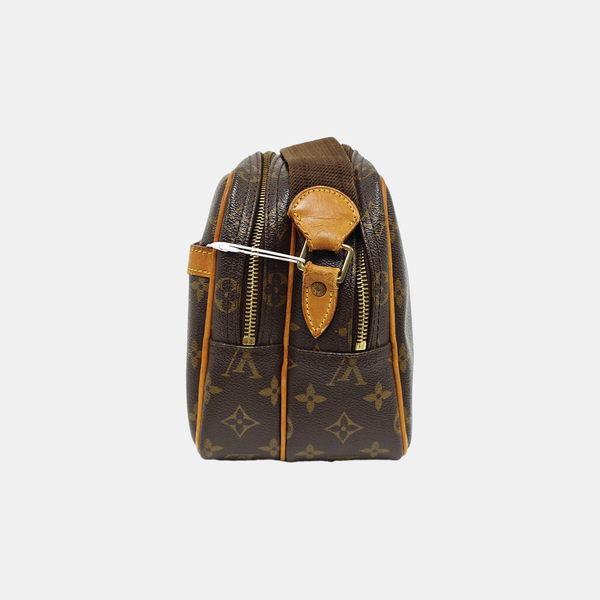 REPORTER Monogram Coated Canvas Brown