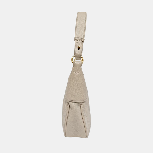 Aphrodite Small Calfskin White