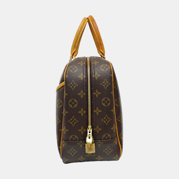 DEAUVILLE Monogram Coated Canvas Brown