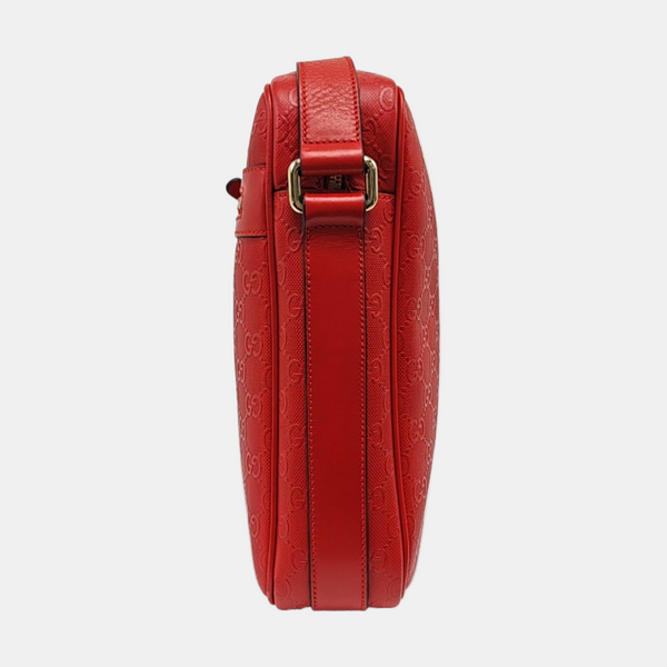 Calfskin Shoulder Bag Red