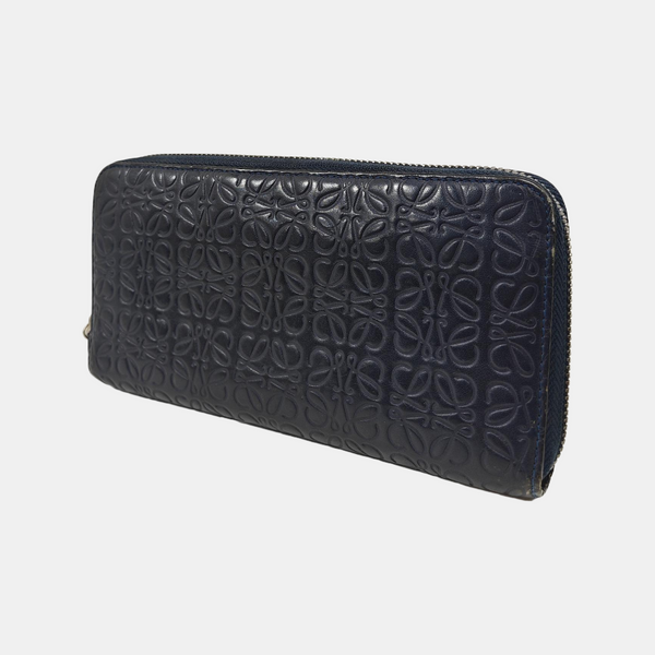 Repeat Calfskin Blue Wallet