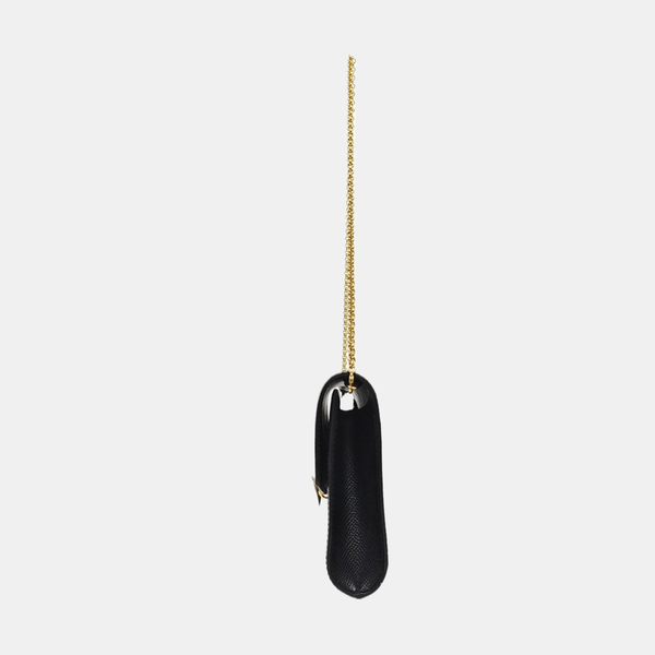 Gancini Mini Calfskin Black