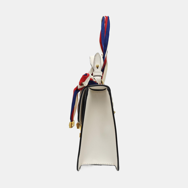 Sylvie Small Calfskin White
