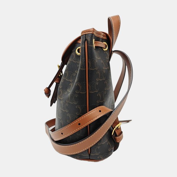 TRIOMPHE Mini Coated Canvas Brown