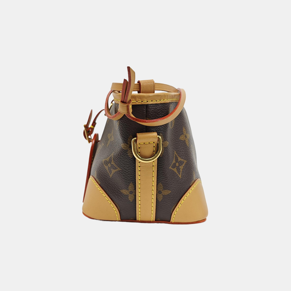NOÉ Monogram Coated Canvas Brown