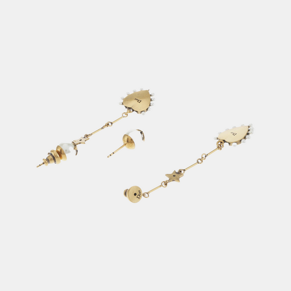La Petite Tribale Metal Gold Earrings