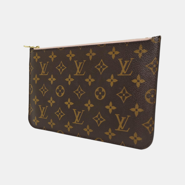 NEVERFULL PM Monogram Coated Canvas Brown
