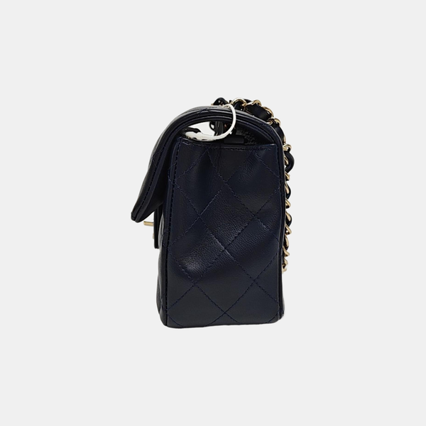 CLASSIC FLAP Mini Quilted Lambskin Blue