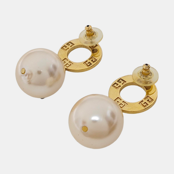 Metal Gold Stud Earrings