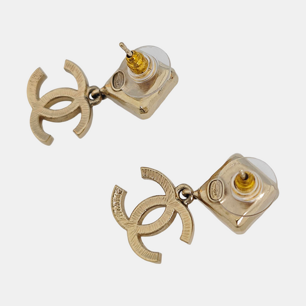 Metal Gold Stud Earrings