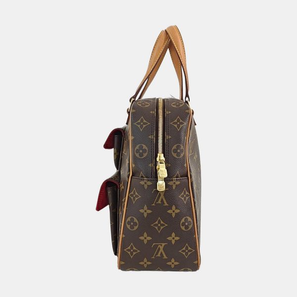 EXCENTRI-CITE Monogram Coated Canvas Brown